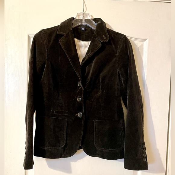 GAP Jackets & Blazers - GAP Corduroy Brown Riding Jacket Blazer Size 4 Preppy 90s Fall Boho Academia